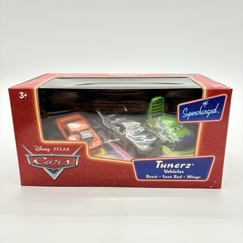 Disney Pixar Cars Supercharged Tunerz Vehicles Boost Snot Rod Wingo 3 Pack 2006