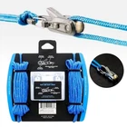 Lock Buckle Rope With Roller Tensioner Non-Slip Cable Puller Cargo Tightening