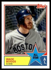 2018 Topps 1983 Baseball All-Stars Wade Boggs Boston Red Sox #83AS-47