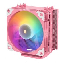 Vetroo V5 CPU Air Cooler with 5 Heatpipes, Bracket for Intel  AMD - Pink