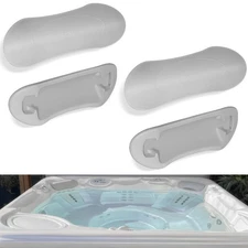 4 Pack 74316 74317 Gray Hot Tub Spa Pillow for The mid Year 2007-2013 Hot Spring
