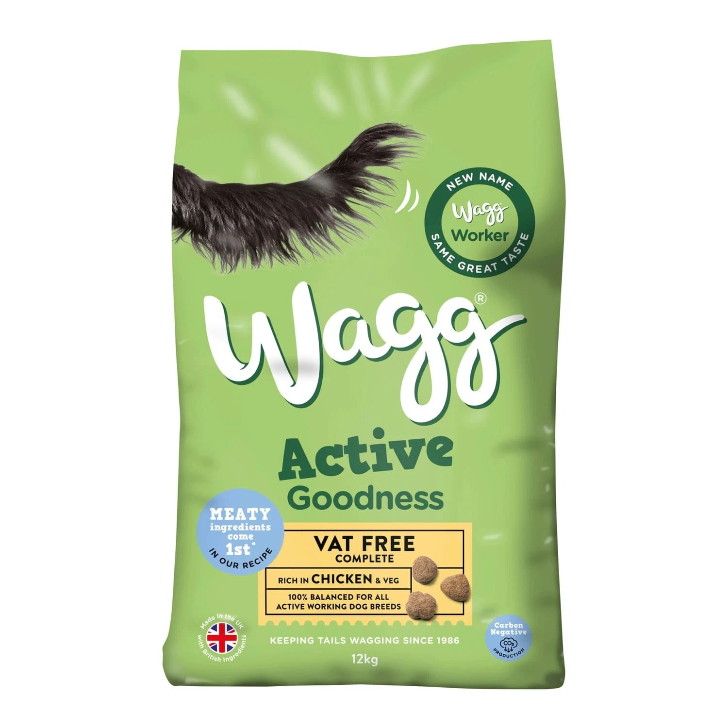 Wagg Active Goodness Complete Chicken & Veg Dry Dog Food 12kg
