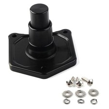 Motorcycle Push Button Solenoid Cover Starter Engine Starter for Harley Black