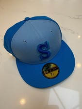 New Era 59FIFTY Seattle Mariners Baseball Cap - Größe 7 1/8 - Brandneu