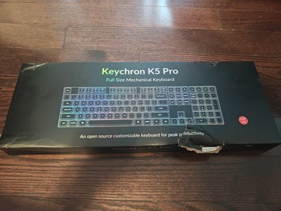 Keychron K5 Pro QMK/VIA Ultra-Slim Wireless Bluetooth/USB Custom Mechanical