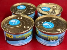 LOT OF (4) CALIFORNIA SCENTS SPILLPROOF LAGUNA BREEZE SCENT AIR FRESHENERS