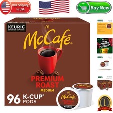 McCaf Roast Coffee, 96 Count Recyclable K-Cup Pods - Medium Roast
