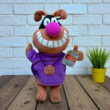 Rare Vintage 1997 General Mills COOKIE CRISP Beanie Stuffed Animal with ags