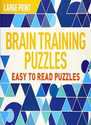 Large Print Brain Training Puzzles (Landscape puzzles),Eric Saun