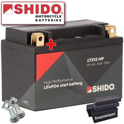 Batterie für Access Reactor 450 R 2012 Shido Lithium YTX12-BS HP