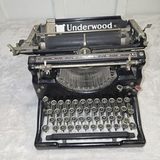 Vintage Underwood Standard Typewriter No. 5 Deco Rare Classic Untested Pat 1915 thumbnail