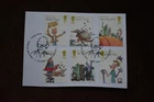 GB 2012 Roald Dahl,  Stamps On Piece, Used, ex FDC