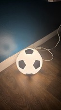 Ikea ÄNGARNA LED table Kids Table Desk Footy lamp Football Black White Fun