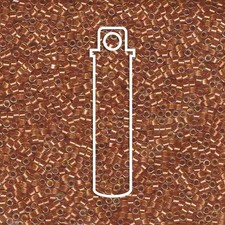 Miyuki Delica Beads DB1702 Copper Pearllined Marigold 11/0 7.2g Tube Japan