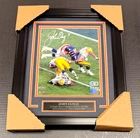 JOHN ELWAY SIGNED AUTOGRAPHED FRAMED 8X10 PHOTO BECKETT BAS BRONCOS HELICOPTER