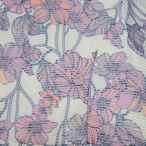 GB Girls A-Line Dress Sheer Floral Pattern Fully Lined Cap Sleeve Sz 10 - Picture 4 of 11