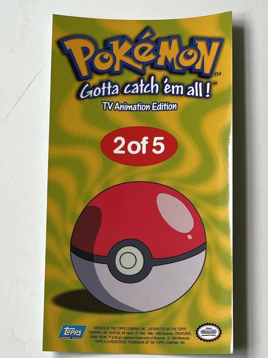 Pokemon Topps TV Animation Edition - Jumbo - You Choose - Near