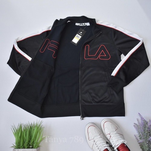 New! FILA Black Track Star Suit WOMEN Jacket Size M - Picture 10 of 12