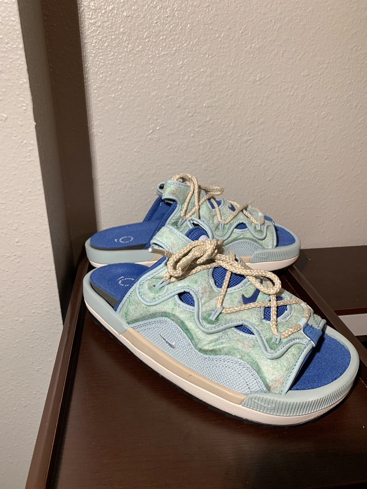 Sandali Nike Offline 2 Ocean Cube da uomo Mules Slides taglia 8 5