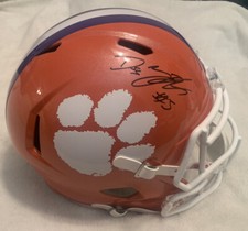 DJ D.J. UIAGALELEI HAND SIGNED CLEMSON TIGERS FULL-SIZE HELMET W/ BECKETT COA