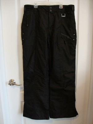 Ocean & Earth Black Women Ladies Snow Pants Size L Large Waist 37 