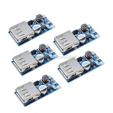 5PCS PFM Control DC-DC USB 0.9V-5V to 5V dc Boost Step-up Power Supply Module-