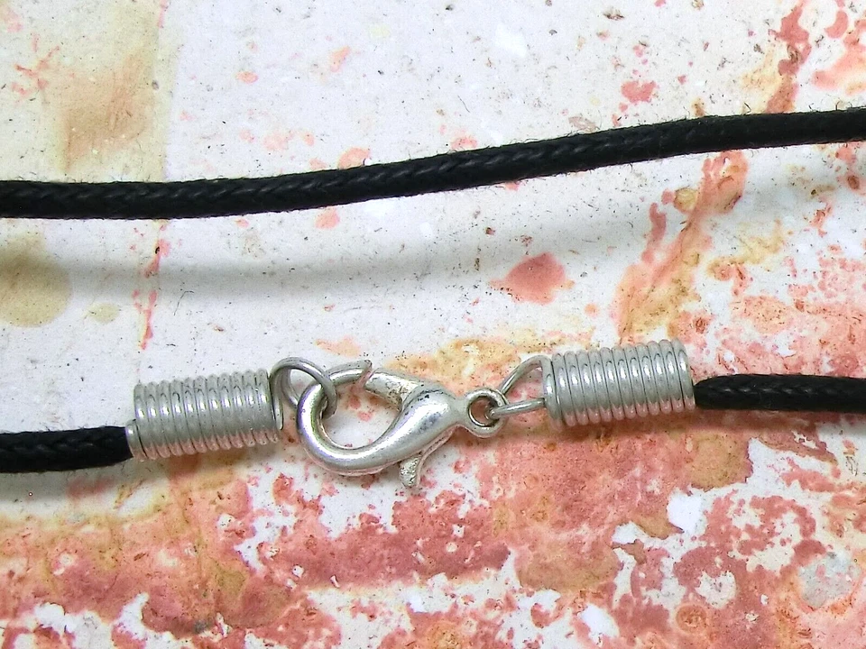 Cannabis Hoja Metal Colgante Collar Algodón Cinta Hoja de Cáñamo - Imagen 2 de 2