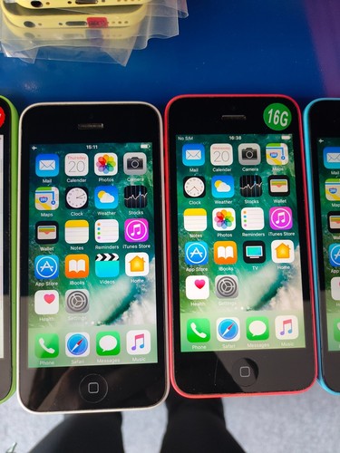 Original GOOD Apple iPhone 5C 8GB 16GB 32GB Unlocked 4G mobilephone ALL colors - Afbeelding 9 van 62