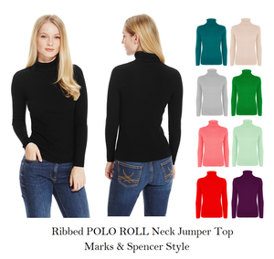 marks and spencer womens roll neck jumpers
