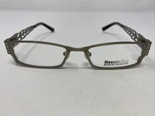 Revolution Eyewear REV680 APTR 49-17-140 Silver Full Rim Eyeglasses Frame 8122