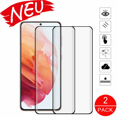 2 x 3D Full Cover Echtglas Displayschutz für Samsung Galaxy S20 FE Ultra Plus
