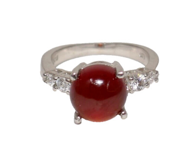 Karis STS Ruby & Cubic Zirconia Ring Size 6