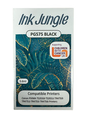 PG575 Black Refilled Ink Cartridge For Canon PIXMA TR4755i Inkjet Printer