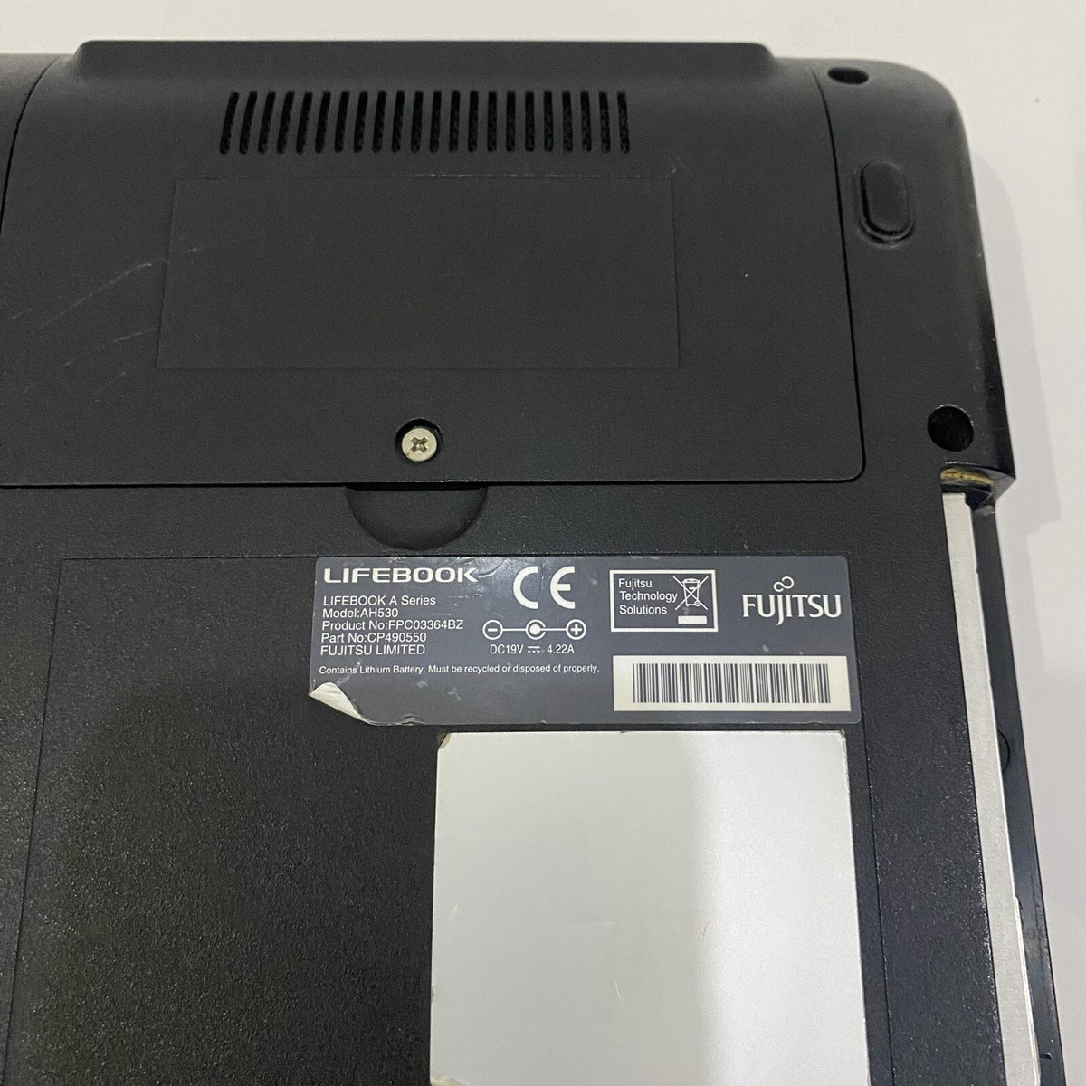Fujitsu Lifebook A Series AH530 SSD 320GB Ram 2GB Core Fujitsu Lifebook A Series AH530 SSD 320GB Ram 2GB Core