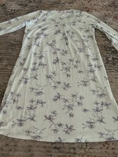 Miss Elaine Nightgown Long Sleeve Gown LARGE Prairie Modest Floral LILLIE S