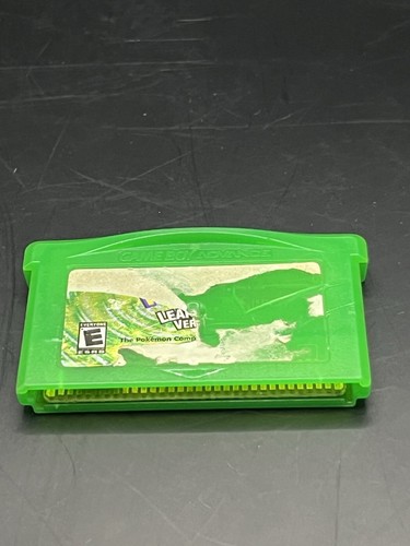 Pokémon: Blattgrüne Version (Game Boy Advance, 2004) GBA Label Damage Authentic