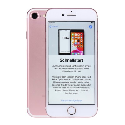 Apple iPhone 7 32GB Rosegold iOS Smartphone Gebrauchtware mit Displayfehler