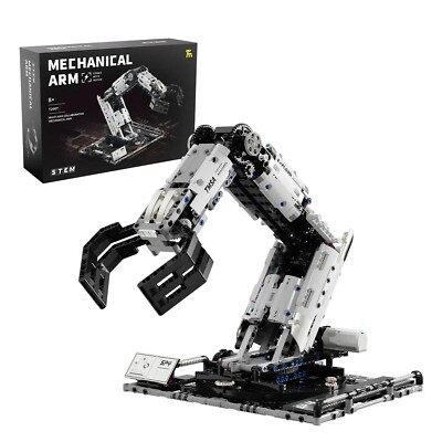 1029PCS Robotic Arm Fernbedienung Bausteine Mechanisches Modell Bausatz Technik