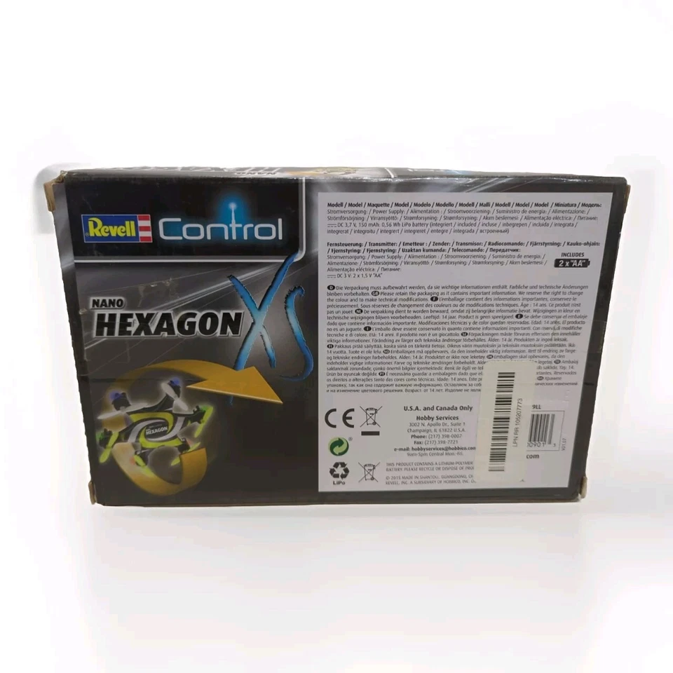 Revell Control - NANO Hexagon Flipping Multicopter Black - 4CH/RTF/GHz Open Box - Image 2 of 4