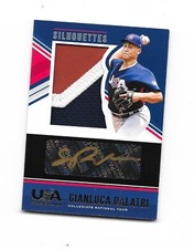 2018 Usa Stars & Stripes Auto Patch Gianluca Dalatri On Black #6/8 UNC Tigers SP