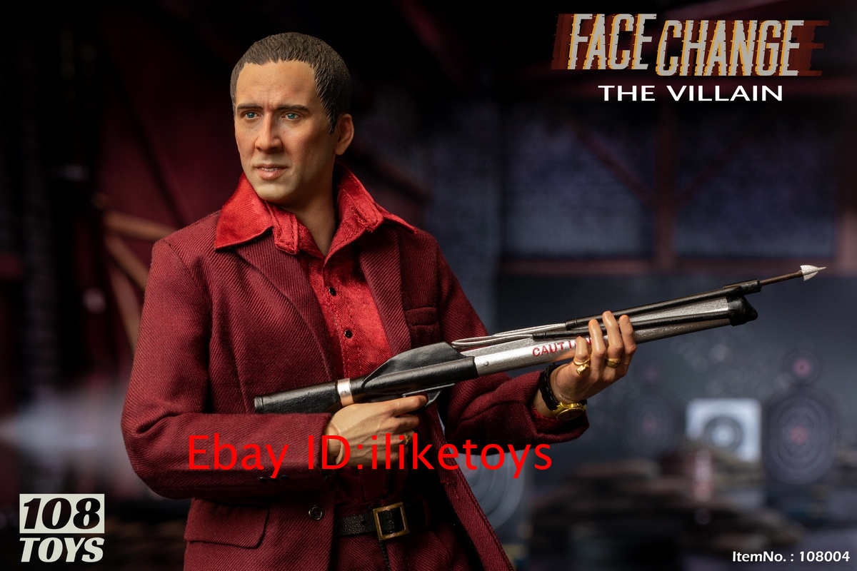 108TOYS Face Change The Villain FACE OFF Nicolas Cage 1/6