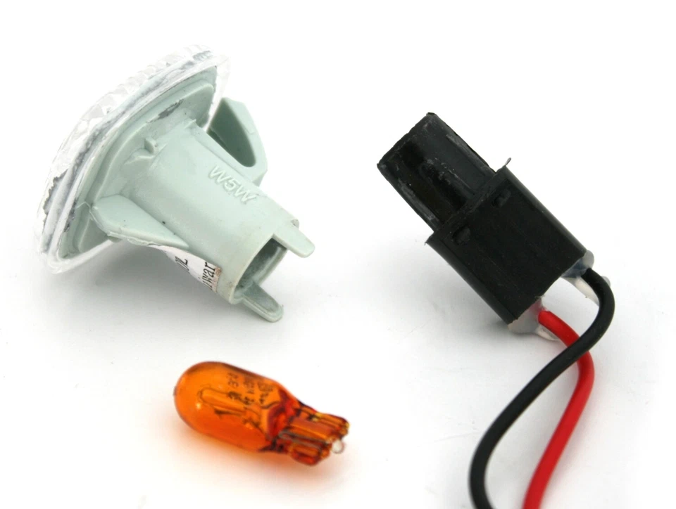 Seitenblinker Set in Weiss für Audi A3 A4 A8 + Skoda + Seat weiße Blinker - Bild 4 von 4