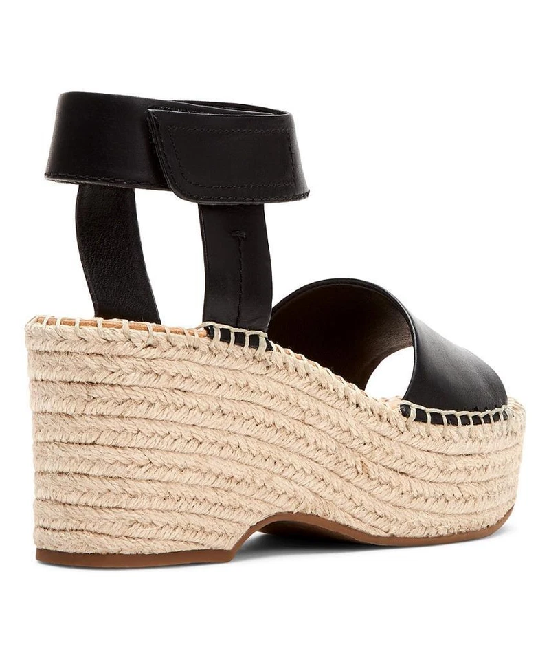 NUEVO FRYE & CO Alpargata Ámbar Cuña Sandalias Negras 11 Foto 4 de 4