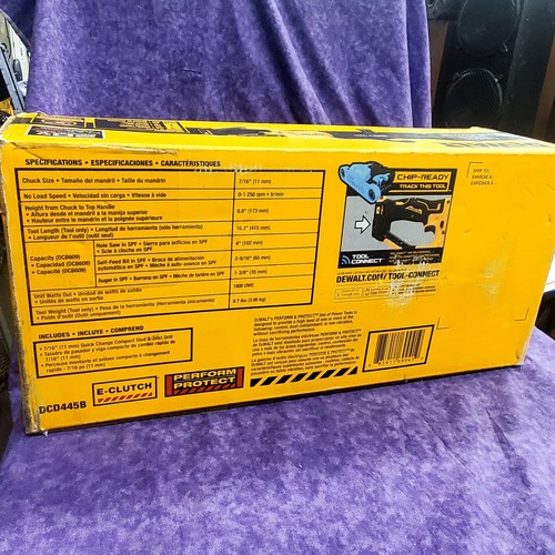 💥BRAND NEW 💥DEWALT DCD445B 20V CORDLESS 7/16" QUICK CHANGE STUD & JOIST DRILL - Picture 10 of 21