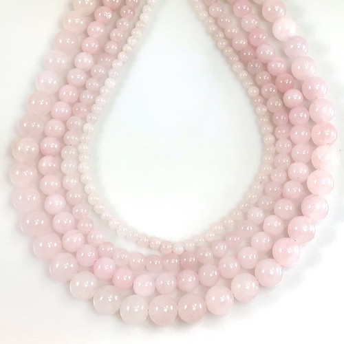 Collar con cuentas de piedras preciosas hecho a mano joyería redondo suave con broche de langosta plateada - Imagen 174 de 241