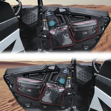 UTV Front Door Bags Side Storage Bags For Polaris RZR XP 1000/ 4 1000 2024-2025