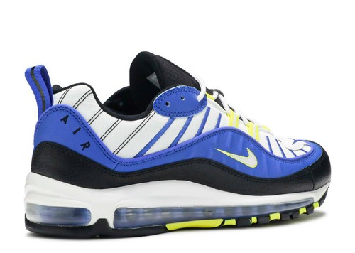 MENS NIKE AIR MAX 98 SIZE UK 6.5 EUR 40.5 US 7.5 (640744 400) RACER BLUE - 第 7/8 張圖片
