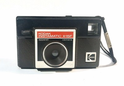 Vintage 1970s Kodak Instamatic X15F Made in Canada Point & Shoot