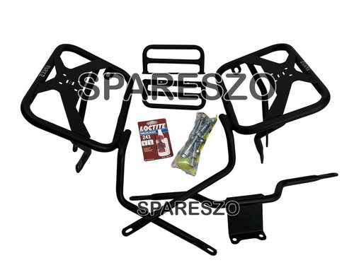 SADDLE STAY V-2 WITH EXHAUST SHEILD WITH JERRY CAN MOUNT FOR BMW 310 GS - Picture 11 of 23