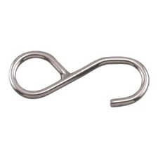 316 STAINLESS STEEL WELDED "S" WEB HOOK 1-1/2" (S0212-0038)